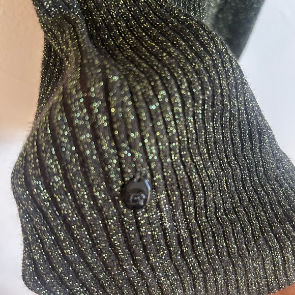 *Excellent Pre-Loved* Scotch & Soda Metallic Lurex Ribbed Top In Combo H - Picture 3 of 5